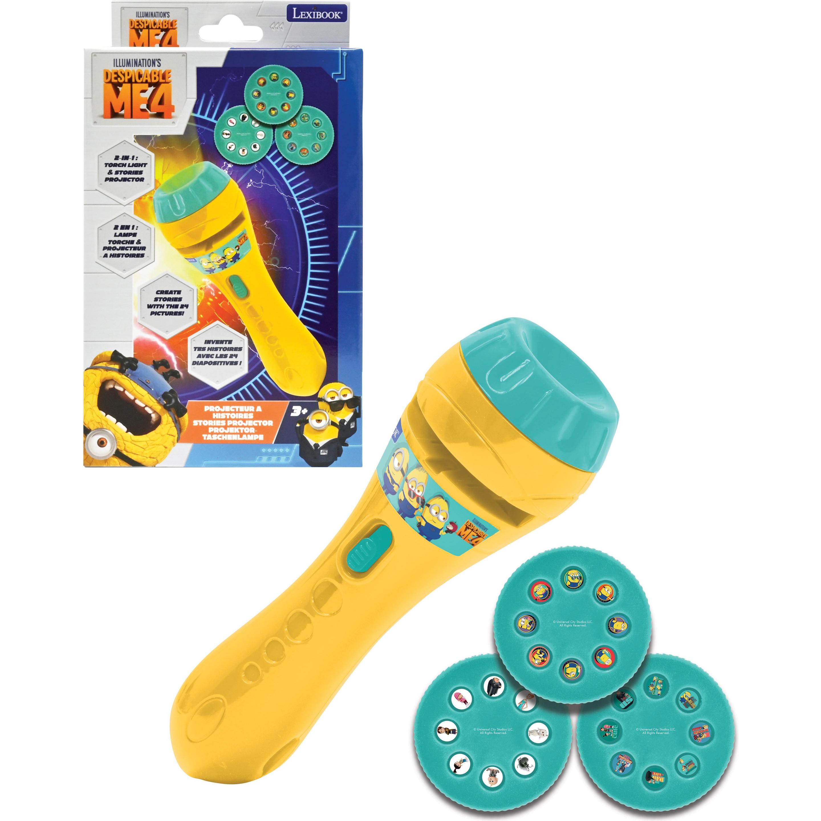 Lexibook, Nachtlicht, Minions Stories Projector and Torch Light - (LTC050DES)