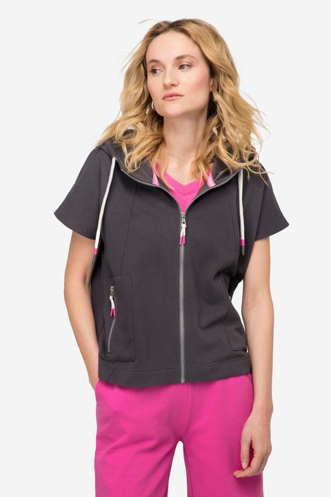 Actual product image Laurasøn Kapuzen-Weste, oversized, Zipper, Zipptaschen (L)
