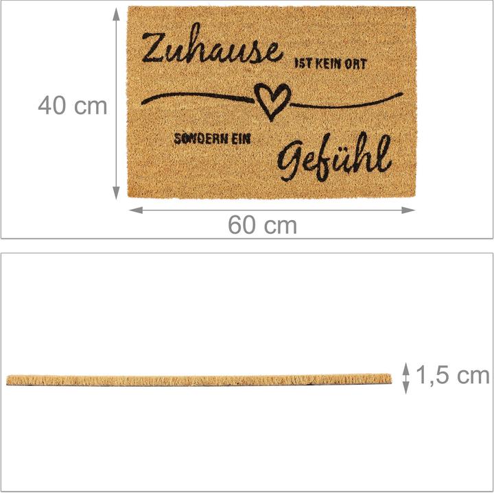 Productafbeelding Relaxdays Deurmat (40 x 60 cm)