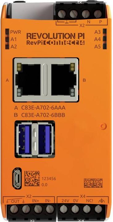 Image du produit Kunbus RevolutionPi Connect 4 PR100376 Module d'extension pour API