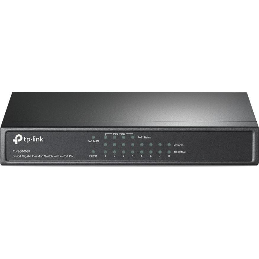 TP-Link PoE+ Switch TL-SG1008P 8 Port (8 porte), Switch di rete