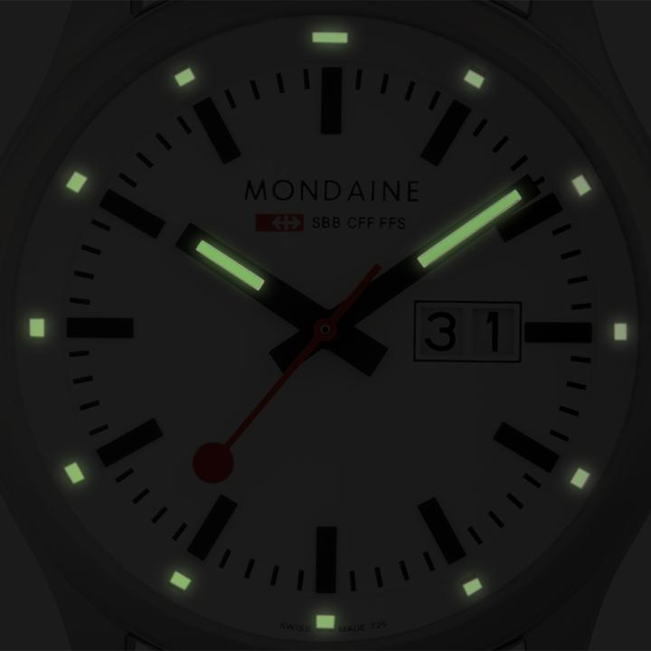 Actual product image Mondaine Sport Night Vision (Swiss made, 41 mm)