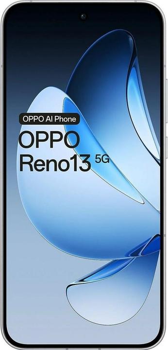 Actual product image OPPO Reno13 (256 GB, Plume White, 6.59", 5G)