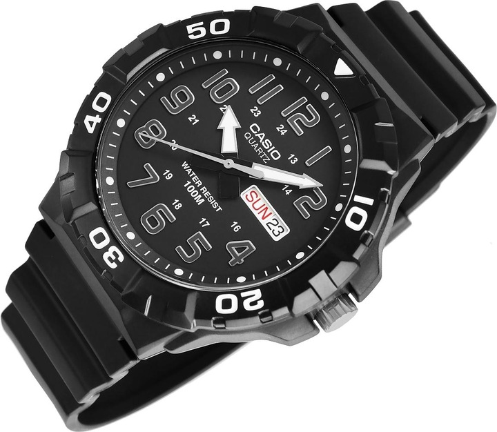 Actual product image Casio Collection - MRW-210H-3A (Analogue wristwatch, 43 mm)