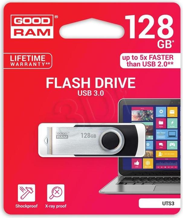Produktbild Goodram UTS3 USB-Flash-Laufwerk (128 GB, USB-A)