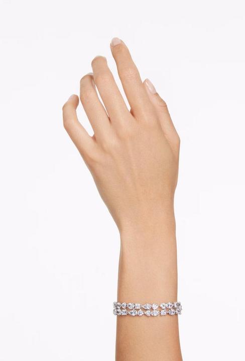 Actual product image Swarovski Mesmera Bracelet Various Cuts White (19.50 cm, Swarovski Metal)