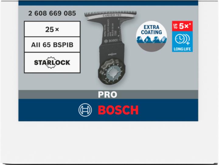 Productafbeelding Bosch Professional Zubehör PRO AII 65 BSPIB mes voor multifunctioneel gereedschap, 65 x 40 mm