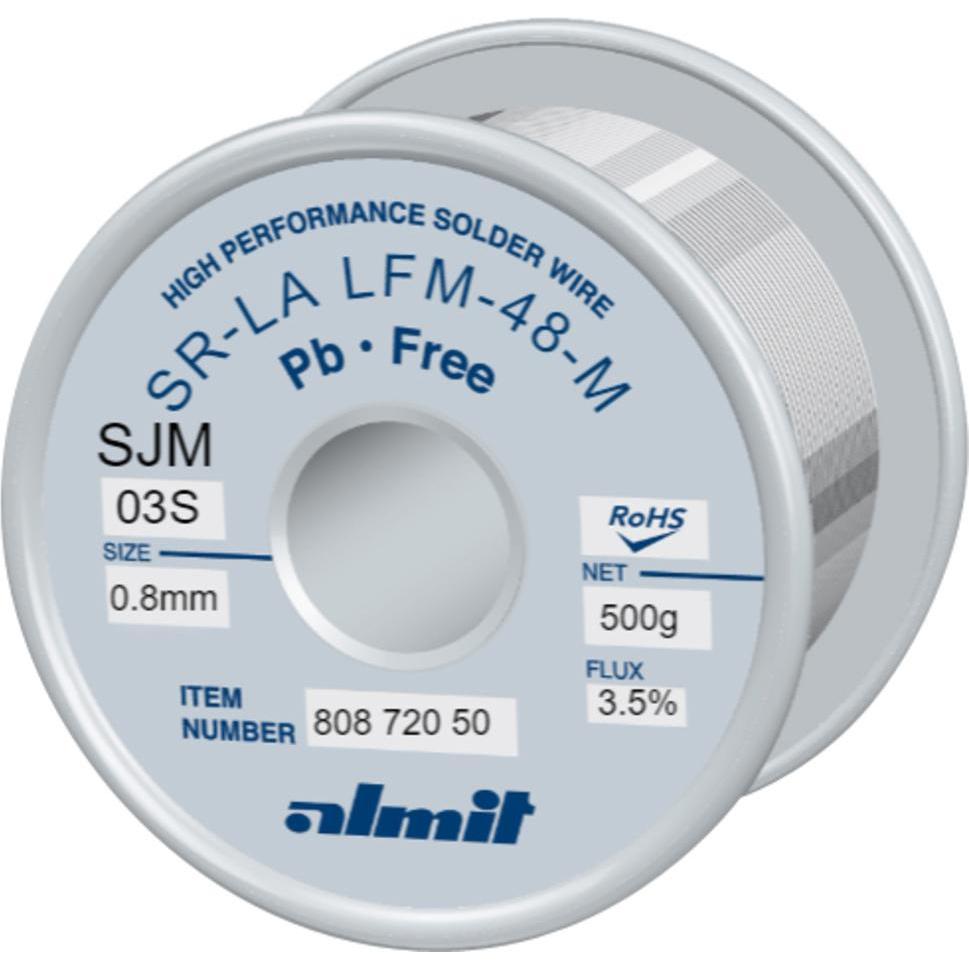 Almit Lötdraht, SR-LA SJM-03-S, 0,8 mm, 500 g, Lötgerät Zubehör