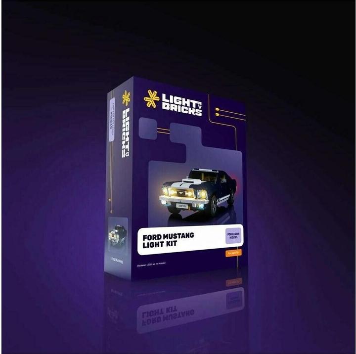 Actual product image Light my bricks LMB 2.0 LEGO® 10265 # Ford Mustang Light Kit