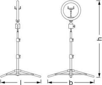 Produktbild Osram LINEAR LED MOBILE RING Tripod