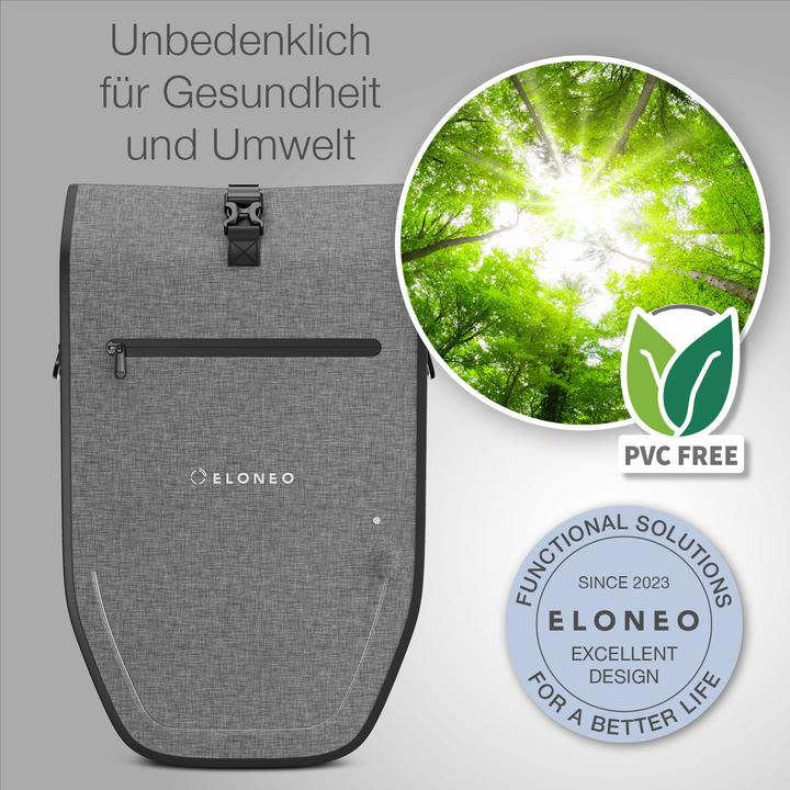 Produktbild Eloneo Fahrradtasche für Laptop (28 l, Gepäckträgertasche)