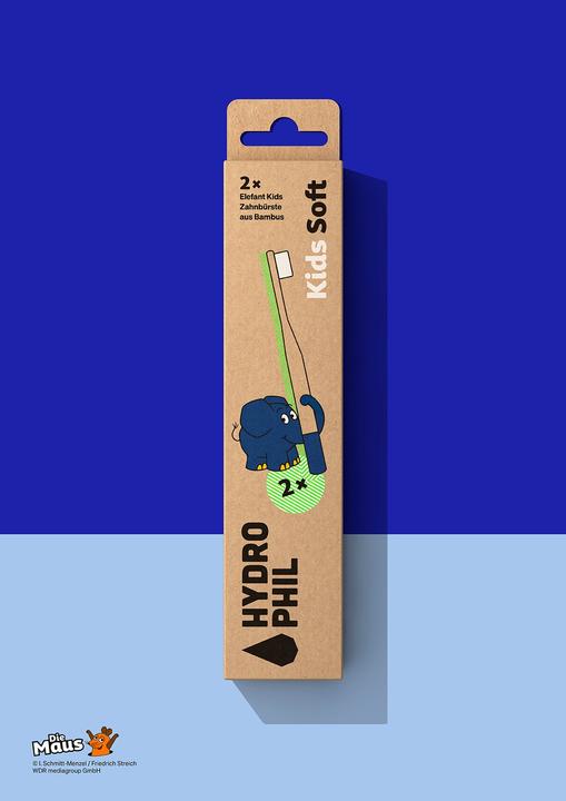 Actual product image Hydrophil Toothbrush ELEPHANT (Extra soft, 2 x)