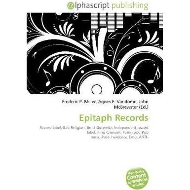 Epitaph Records, Fachbücher