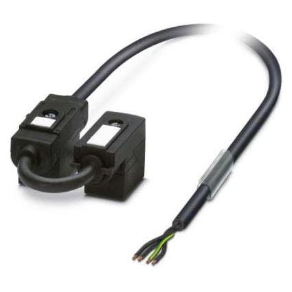 Phoenix Contact Nero Innesto Per Valvola Doppia Con Cavo Di Collegamento Sac- 5,0/0,15-116/2Xb-1L-Z Contenuto: 1 Pz., Cavo + Spina Elettrica,