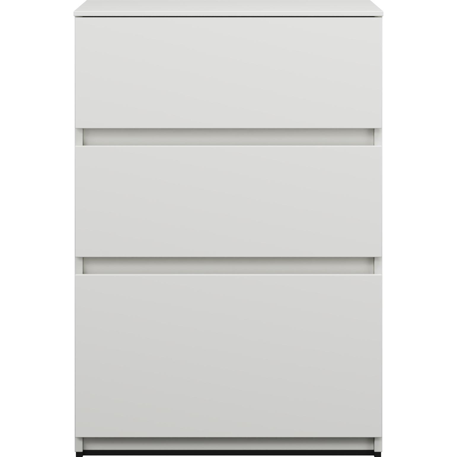 burgbad, Badezimmerschrank, Lin20 Unterschrank, 3 Auszüge in der Tiefe 407, 600x407x870mm, USIW060