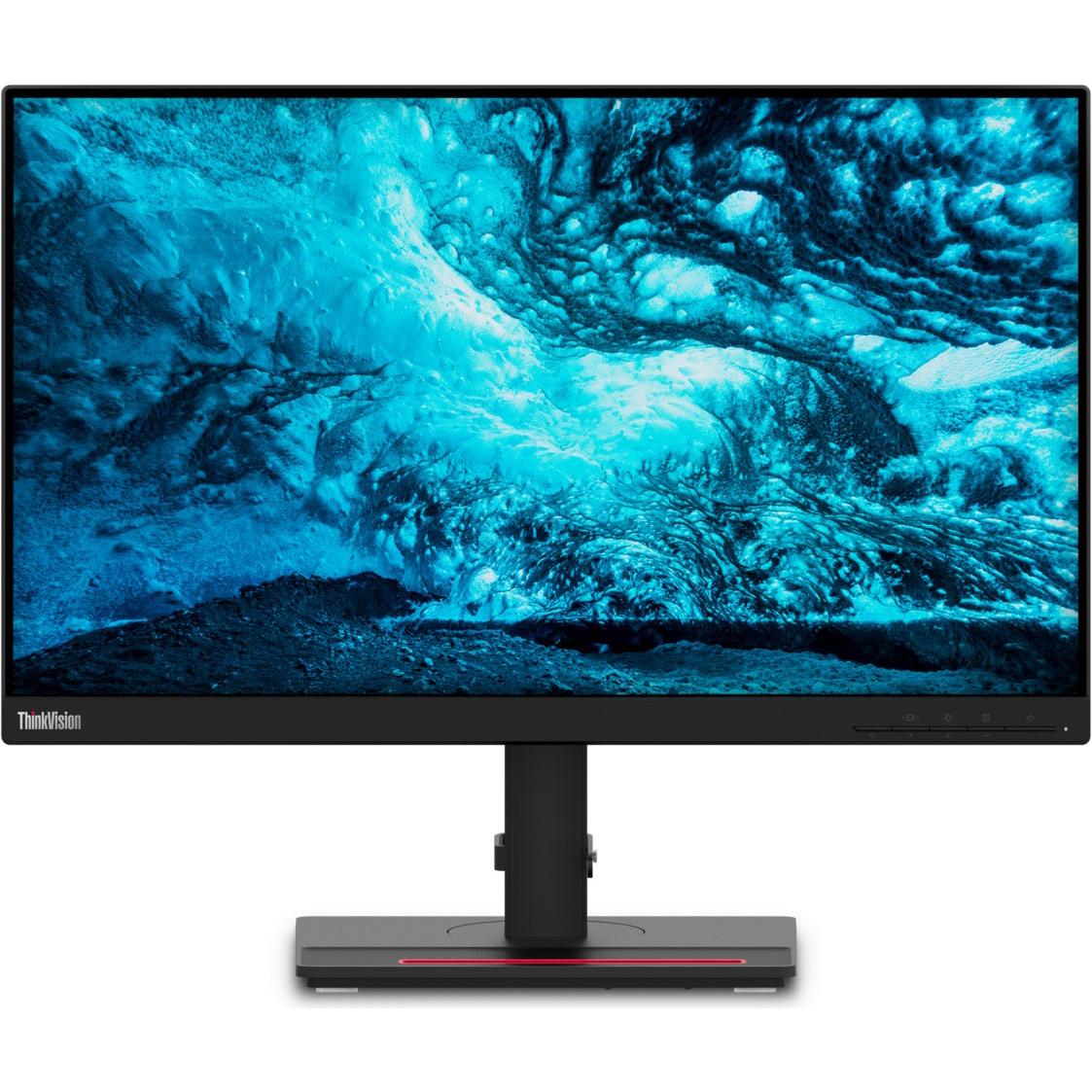Lenovo ThinkVision T23i-20 (1920 x 1080 Pixel, 23"), Monitor, Schwarz