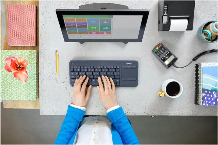 Actual product image Logitech K400 Plus (CH, Wireless)