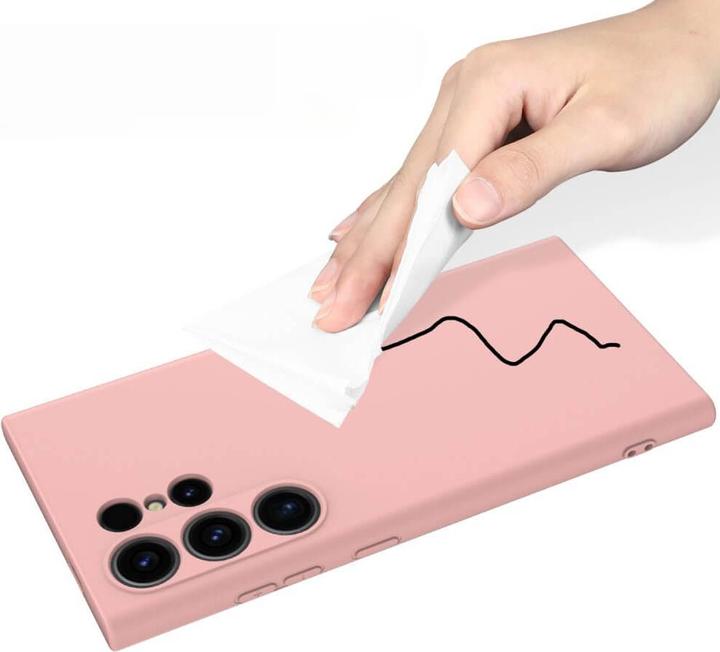 Produktbild Cover-Discount Silikon Gummi Hülle rosa (Samsung Galaxy S24 Ultra)