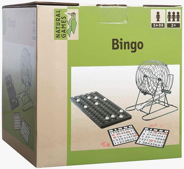 Immagine prodotto Natural games Bingo con cestino in metallo (Tedesco)