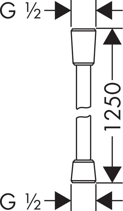 Actual product image hansgrohe Comfortflex (125 cm)