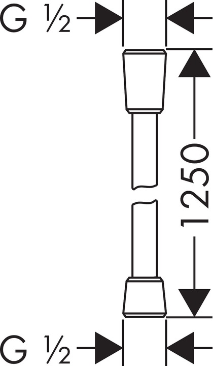 Immagine prodotto hansgrohe Tubo doccia Comfortflex (125 cm)