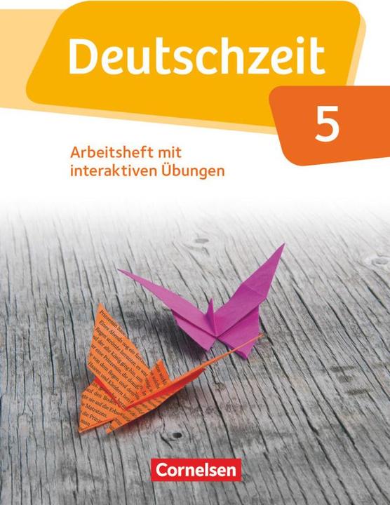 Produktbild Deutschzeit 7. Schuljahr. Arbeitsheft mit Lösungen (Deutsch, Ana Cuntz, Annette Adams, Franziska Jaap, Renate Gross, 2015)
