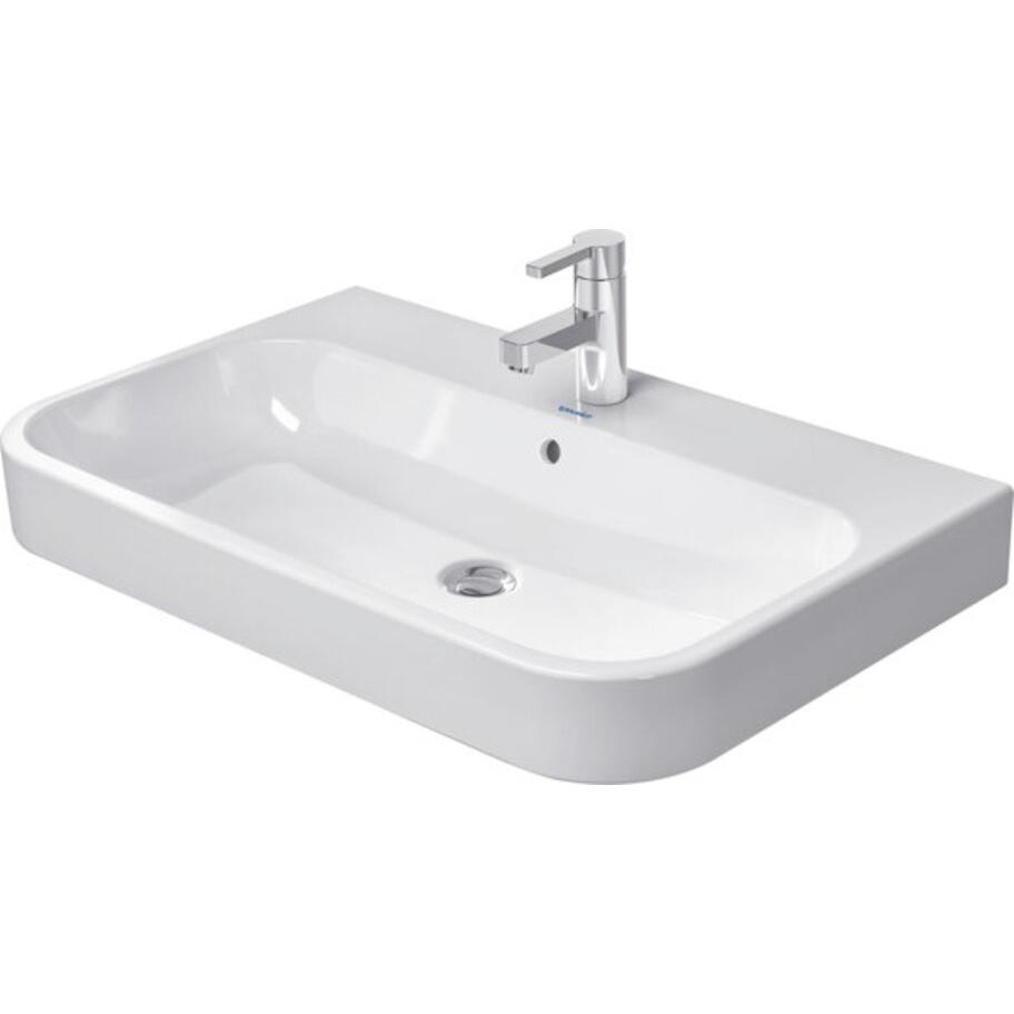 Duravit, Waschbecken, Möbelwaschtisch HAPPY D.2 m ÜL HLB 800x505mm geschli 1 HL weiss (505 mm, 800 mm)