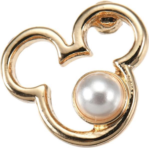 Image du produit Disney Mickey Ohrring (für ein Ohr) mit Ikone & Perle (Poteau en acier inoxydable)