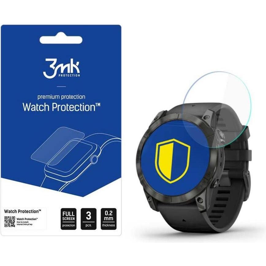 3MK FlexibleGlass Watch Garmin Epix Pro gen 2 51mm Szkło Hybrydowe, Smartwatch Zubehör, Transparent
