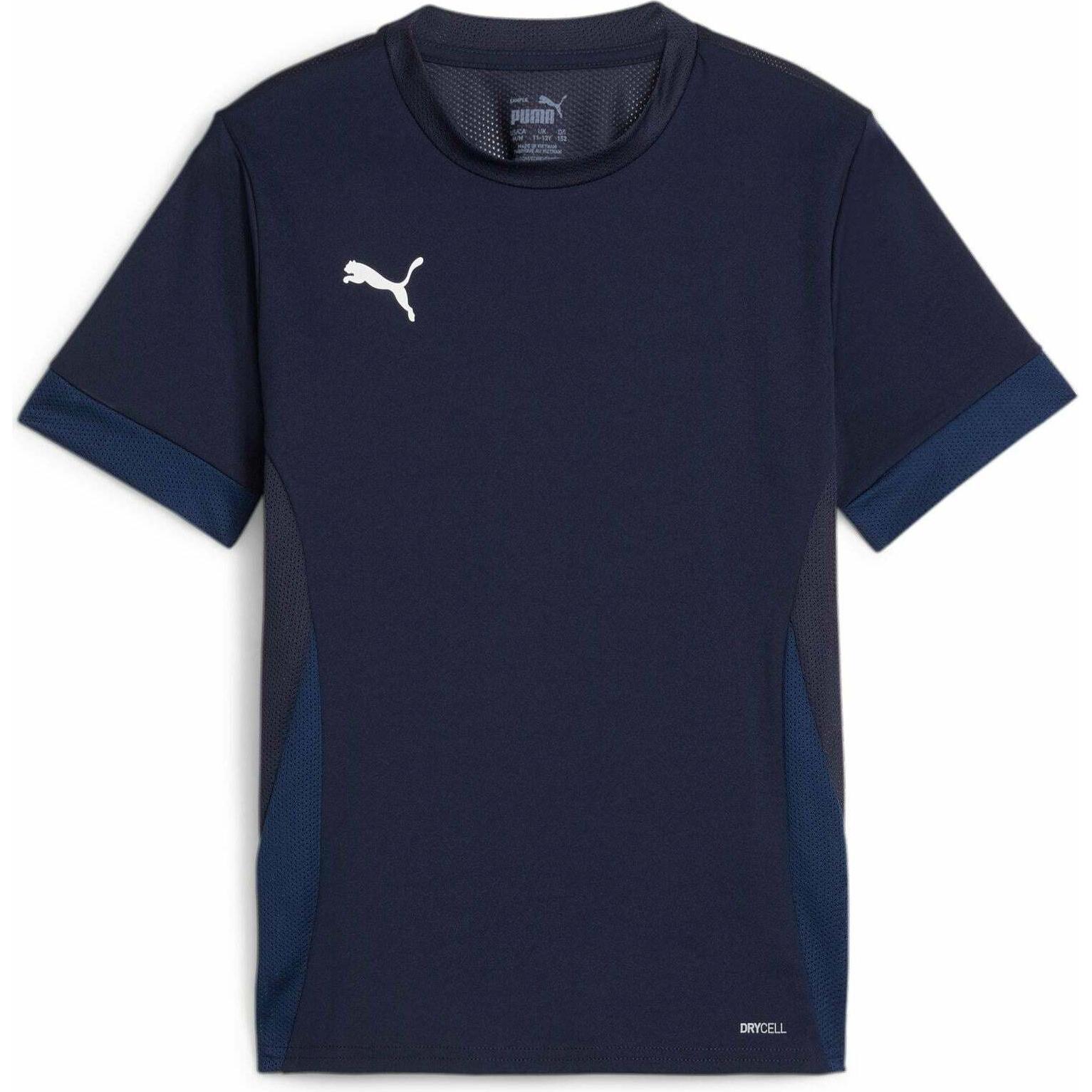 Puma, Jungen, Sportshirt, teamGOAL Matchday Jersey jr (L), Blau, L