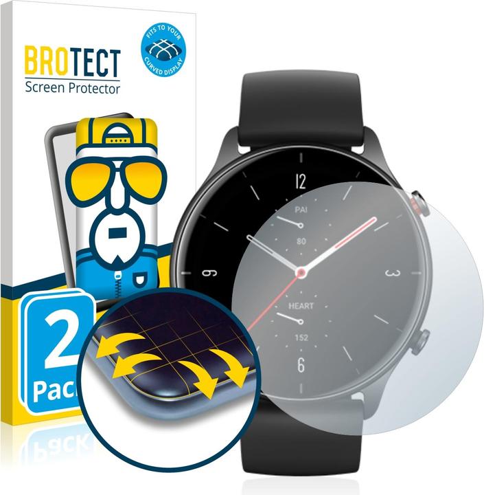 Productafbeelding BROTECT Volledig bedekkende screen protector (Amazfit GTR 2e)