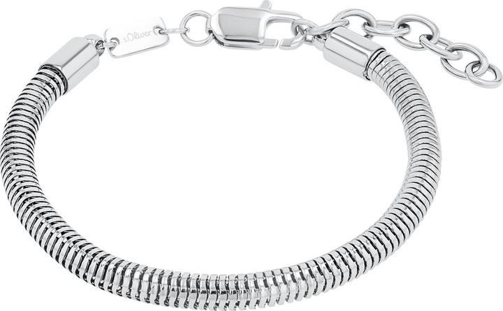 Produktbild S.Oliver Armschmuck für Herren, Edelstahl (23 cm, Edelstahl)