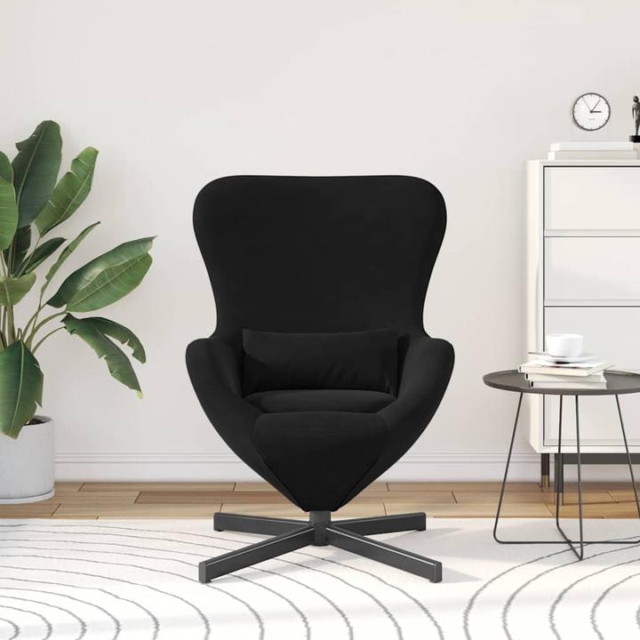 Produktbild VidaXL Eiersessel schwarzes Velvet