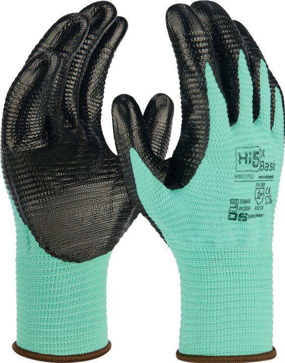 Produktbild Hi5 13G Polyesterhandschuhe mit glatter Nitrilhandfläche (9)