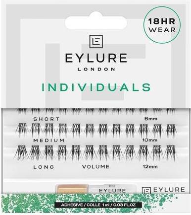Actual product image Eylure Clusters Individuals Volume 18 with Glue (Eyelashes applicator)