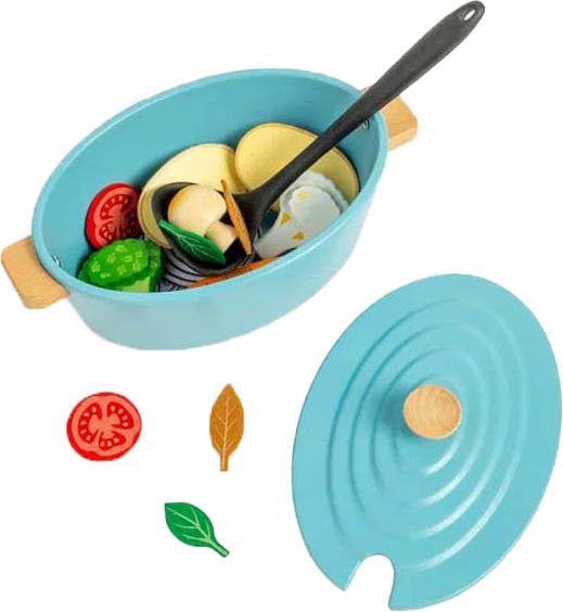 Produktbild Bigjigs Holz-Auflaufformen-Spielset, 17-tlg.