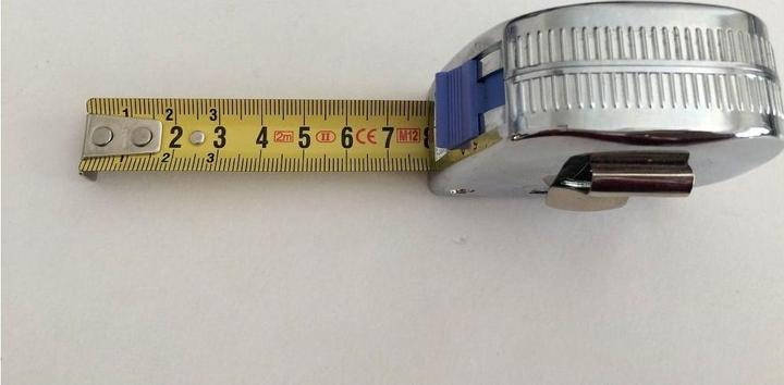 Produktbild Rieffel 2m Rollmeter Chrom (2 m)