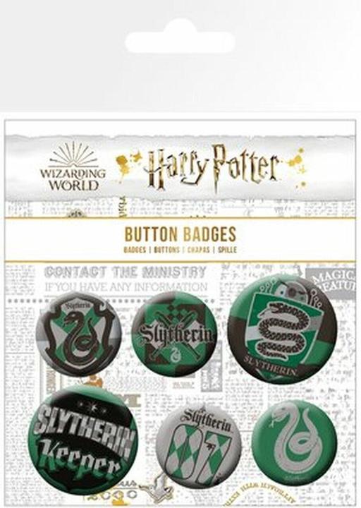 Produktbild Slytherin Abzeichen Set 6erPack