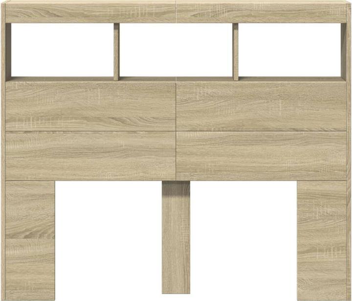 Image du produit vidaXL Kopfteil mit Ablagen (120 x 17 x 102 cm)