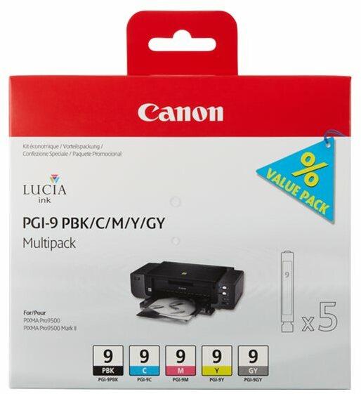 Productafbeelding Canon Pgi-9 (C, GY, M, PBK, Y)