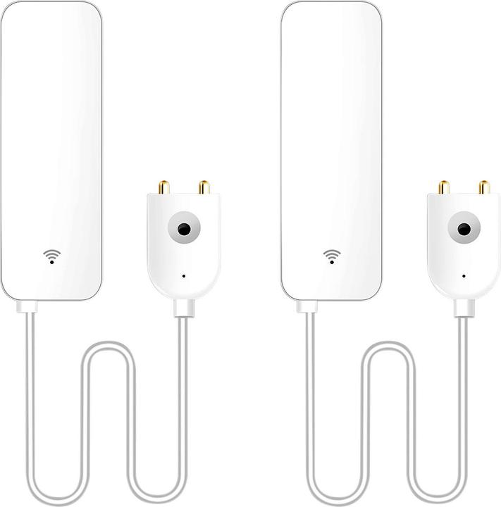 Produktbild Luminea 2er-Set WLAN-Wassermelder (2 Stk.)