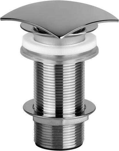 Gessi Ablaufventil 1 1/4 mit offenem Ablauf für Becken ohne Überlauf, Schaftventil min. 14mm/max.