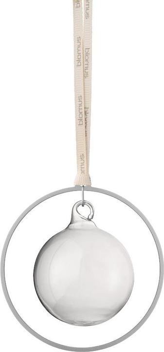 Blomus Set mit 4 KITAI-Weihnachtskugeln, klar/silber (4x)