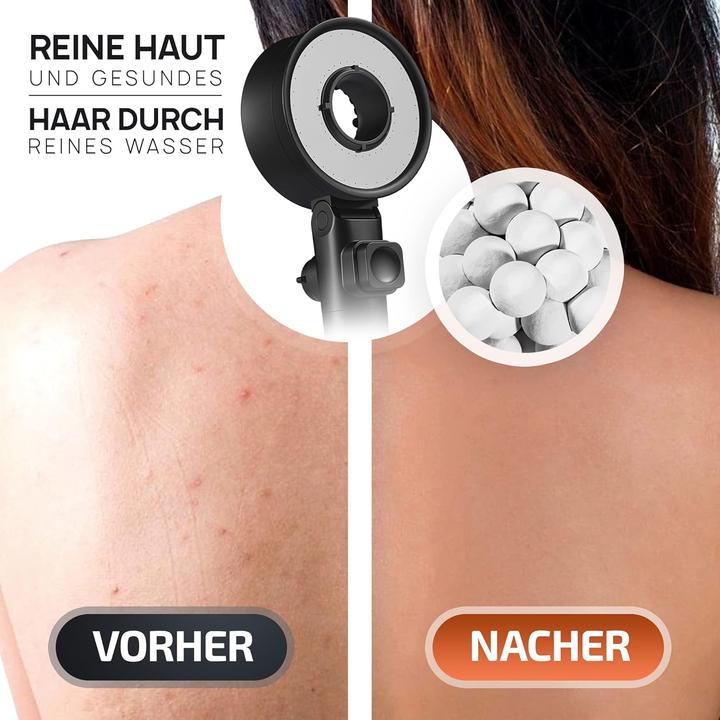 Produktbild Powerlap Duschkopf mit Filter & Booster Modus (3 Strahlarten)