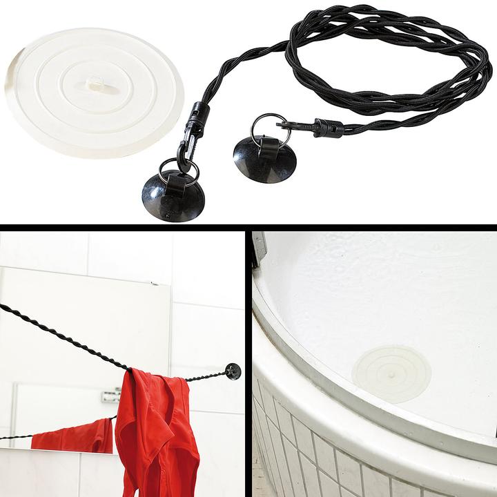 Image du produit Infactory Cordes à linge de camping et de voyage (2.70 m)