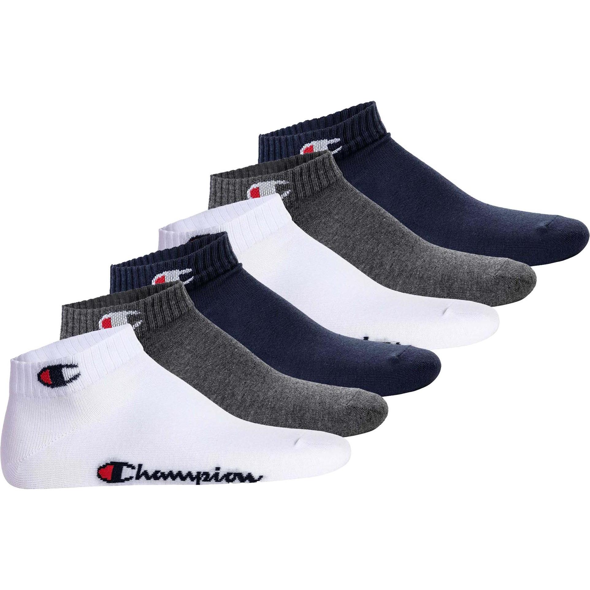 Champion, Herren, Socken, Core Socks Quarter, Mehrfarbig, (6er Pack, 43 - 46)