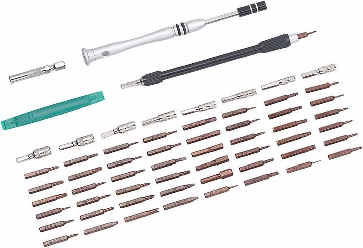 Actual product image AGT 62 pcs professional screwdriver bit set