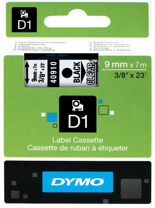 Produktbild Dymo S0720670 Standardband (0.90 cm, Schwarz)