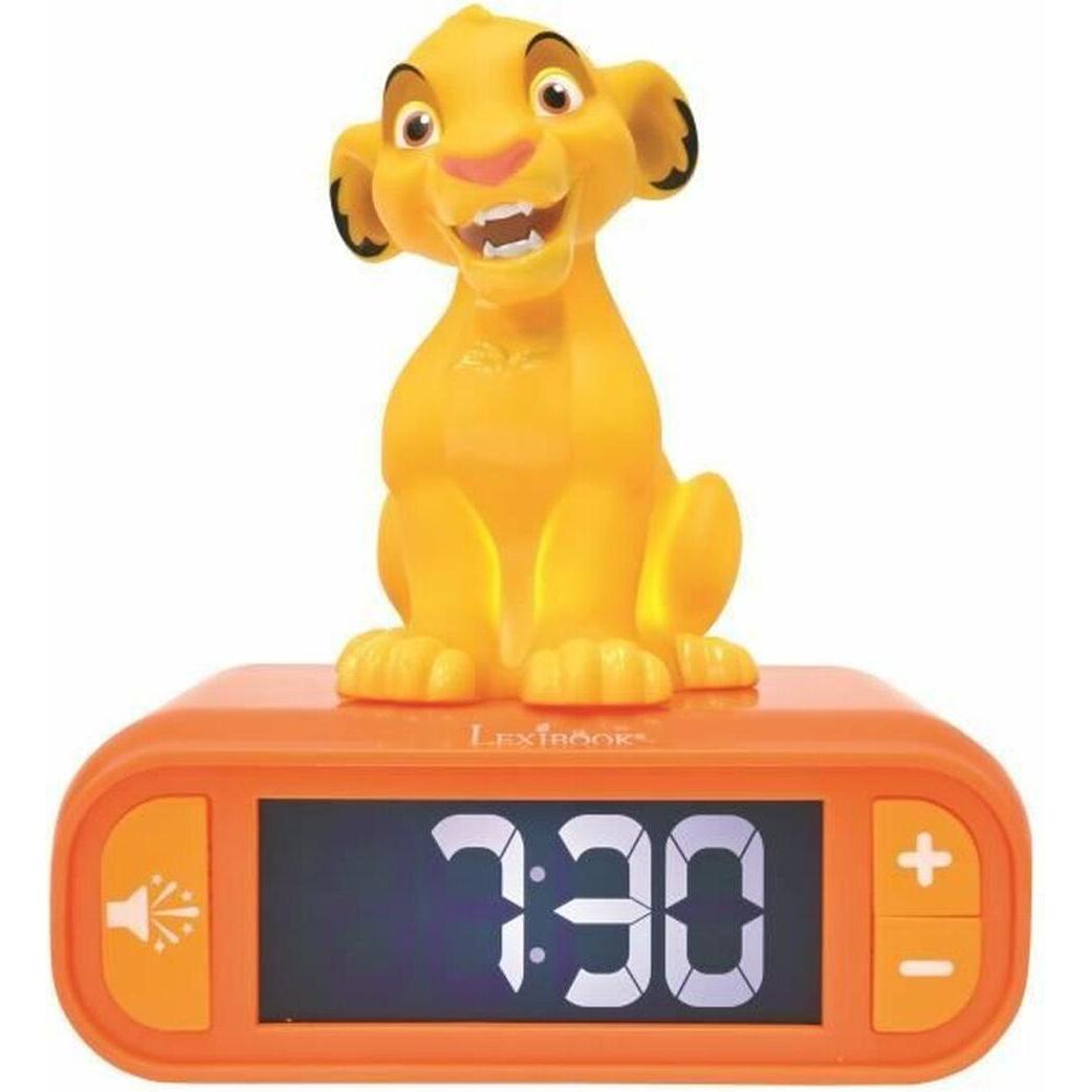 Lexibook, Sveglia, Simba Sveglia notturna con suoni (RL800AN)