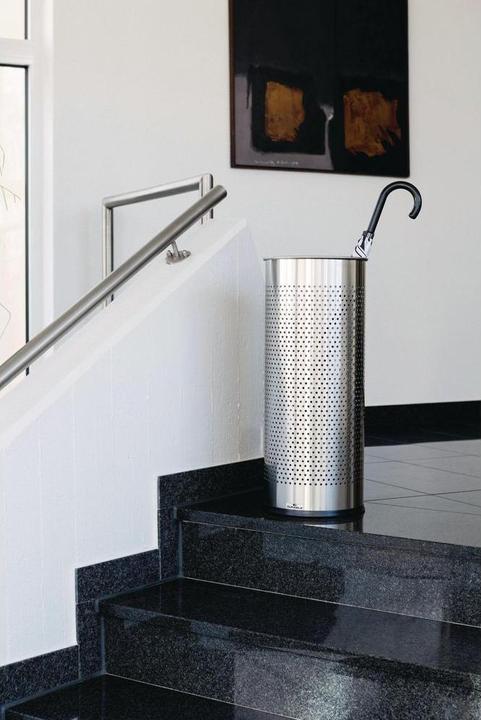 Image du produit Durable Porte-parapluies 337123 argent Acier inoxydable (30 x 30 x 68 cm)